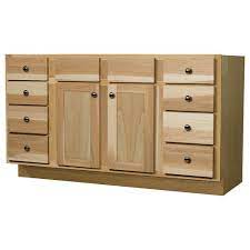 Hickory, maple & oak brown bathroom vanity cabinets buying a bathroom vanity is not as easy as pulling an item down from the store shelf and checking the … Quality One 34 1 2 H Vanity Cabinet At Menards