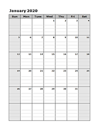 Download these free printable 2020 quarterly planners available in portrait and landscape format. 2020 Blank Quarterly Calendar Free Printable Templates