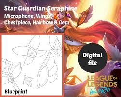 Star Guardian Seraphine Package Blueprint - Etsy