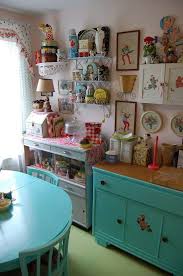 Dining Room Kitschy Decor First Apartment Decorating Shabby Chic Kitchen Granny Chic Decor