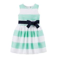 Carter S Crepe Striped Easter Dress Girls 2t 5t Found At Jcpenney Toddler Girl Dresses Girls Easter Dresses Toddler Girls Easter Dresses