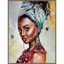 Amanti Art Lady with Butterflies by Design Fabrikken Canvas Wall Art Print  Framed 32-in. W x 42-in. H. : Target