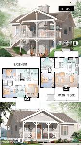 House plan 41109 | total living area: Affordable Basement Design Basicbasementdesign Sims House Plans Lake House Plans Sims 4 House Building