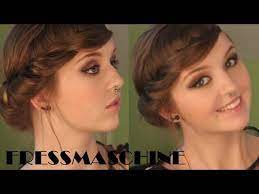 Einfache Hochsteckfrisur Griechisch Haarband Fressmaschine Youtube Frisur Hochgesteckt Hochsteckfrisur Haare