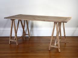 Masinfinito Casa Reclaimed Elm Desk Trestle Table Desk Wooden Trestle Table Furniture