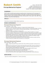Sample experience letter for mechanical engineers, mechanical site engineer, trainee mechanical engineers, senior mechanical sample mechanical engineering experience letter format. Principal Mechanical Engineer Resume Samples Qwikresume