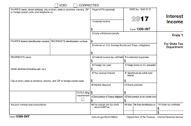 The 1099 form is a common one that covers several types of situations. Interest Income Form 1099 Int What Is It Do You Need It