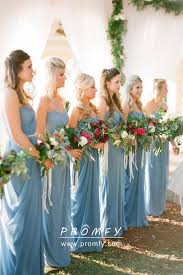 Carolina Blue Chiffon Draped Bridesmaid Dresses Wedding Bridesmaids Dresses Blue Blue Bridesmaid Dresses Bridesmaid