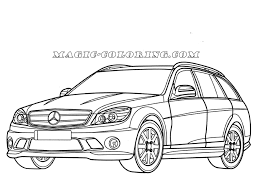 Mercedes Benz C Class Wagon Coloring Page Hyundai Tiburon Cars Coloring Pages Sports Coloring Pages