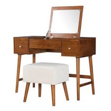 Modern Makeup Vanities Vanity Tables Allmodern Putting on your makeup and getting ready in a hurry or in a place that is quite a.