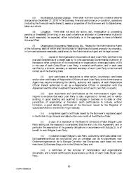 It specifies who holds which positions within the organization, and is. Ex101executedthirdamendm