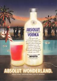 Absolut Wonderland M X Racks Usa 2004 Foldcard Absolut Vodka Vodka Absolut