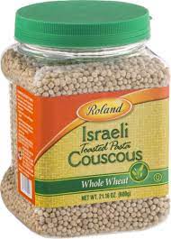 Perfect for jazzing up soups, salads, casseroles, veggies, meat, chicken, fish, etc. Roland Israeli Whole Wheat Toasted Pasta Couscous 21 16 Oz Qfc