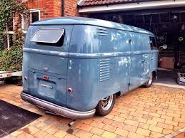 Dove Blue Baby Bubble Lights And Rear Safari Just Like My Awful Vintage Vw Bus Vw Bus Vw Kombi Van