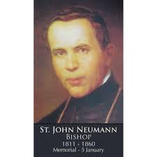 Prayer Cards & Tokens : Saint John Neumann Bulk Catholic ...