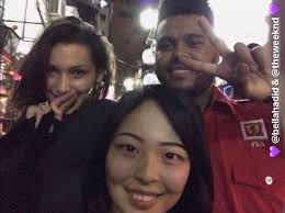 According to multiple pop culture blogs, mto news has learned that the weeknd is dating one of the simi haze twins. Abel Tesfaye The Weeknd And Bella Hadid With A Fan In Tokyo