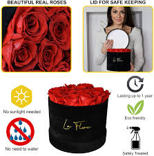 Step inside australia's luxury floral wonderland. Buy La Flora Preserved Roses Large Box 14 16 That Last A Year Forever Rose Fresh Cut Flowers Mothers Day Valentines Day Birthday Anniversary Just Because Gifts For Her Round