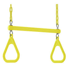 For pinch free and comfortable handling, exposed chain links at the top allow for easier adjustment and attachment. Ogrow Swingan Trapeze Swing Bar Vinyl Coated Chain Yellow Swtsc Yl Rona