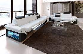 Ein modernes sofa schafft einen mittelpunkt im raum und gleichzeitig den lieblingsplatz der familie. Leder Sofagarnitur Monza Mit 3 Sitzer Und 2 Sitzer Sofa Kaufen Bei Pmr Handelsgesellschaft Mbh