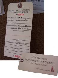 Rachel S Toe Tag Given Away With For A Few Demon S More The Hollows Series Keep The Peace Film Music Books Cat