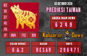 Prediksi Keluaran Taiwan Sabtu 3 Oktober 2020 Terjitu Taiwan Sydney Mainan