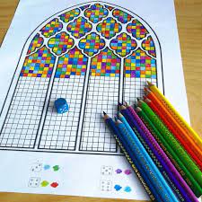 Kirchenfenster Nach Gerhard Richter Farbenwurfeln Gerhardrichter Grundschulkunst Klasse4 Elementary Art Art Lessons Teaching Art