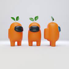 Artstation Among Us Plant Hat Character 3d Model Cagatay Cetin 3d Model 3d Model Character Character