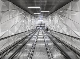 Duesseldorf U Bahn Station Heinrich Heine Allee Escalator To The Subway Station Heinrich Heine Allee In Dusseldorf Station Escalator Stairways