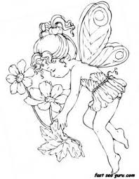 Cute free unicorns coloring page to download. Printable Beautiful Cute Fairy Coloring Pages Printable Coloring Pages For Kids Fairy Coloring Fairy Coloring Pages Coloring Pages