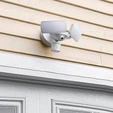 White Maximus Smart Motion Security Flood Light Hd Camera Two Way Talk Siren 5000k 2400 Lumens Spl12 06a1w4 Wh