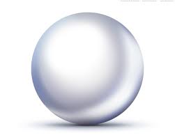 Psd Shiny White Pearl Icon Psdgraphics Pearl White Pearls Blue And White
