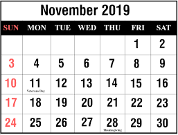 Free Blank November 2019 Calendar Printable In Pdf Word Excel Printable Calendar Diy Printable Calendar Template Calendar Printables July Calendar
