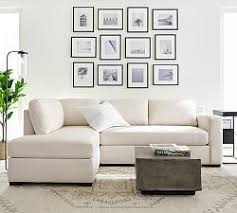 Removable legs are square tapered and finished in espresso. Townsend Roll Arm Upholstered Right Arm Chair Polyester Wrapped Cushions Performance Everydaysued Pottery Barn In 2021 Sectional Bumper Sectional Upholstered Sofa