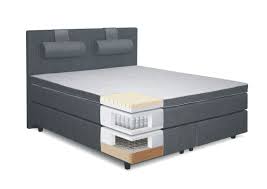 Da sie boxspringbetten in der regel als doppelbett erhalten, können sie es mit zwei nebeneinanderliegenden matratzen sehr. Boxspringbett Flint Box Bonellfederkern Matratze Taschenfederkern Top Matress Latex Abmessung 180 X 200 Cm