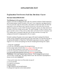 Doc Explanation Text Beserta Soal Dan Jawaban Geyser Elisa Bella Academia Edu