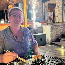 What a hilarious and fun birthday dinner! We had no idea there was a DJ let  alone that it would be front row house music. Some things are just meant to  be