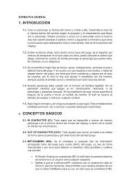 The whole post is in spanish, if you dont know this language this server is not for you, sorry for the inconvenience. Normativa De Servidor Roleplay Docsity