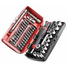 Coffret Cle A Cliquet Carre 1 4 Douilles 6 Pans 5 5 14 Mm Et Embouts Facom R2nano 38 Pieces Norauto Fr