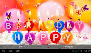 A birthday is a very special day and with the pleasant greetings and wishes its specialty increases. Free Live Birthday Wallpaper