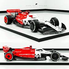 Formula 1 is set for a radical change to its regulations from 2022, with an array of aerodynamic changes set to create a very different look to the cars. 2022 Porsche F1 Livery Concept Split Sean Bull Design Facebook