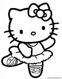 Hundreds of free spring coloring pages that will keep children busy for hours. Free Printable Hello Kitty Coloring Pages Coloring Home