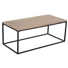 Weston home factory rectangle wood coffee table. Wood And Metal Industrial Coffee Table Kirklands