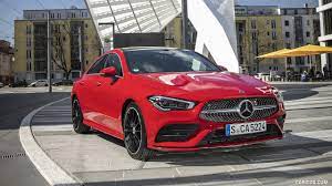 That figure excludes tax, licensing, registration, and a delivery charge of $1,050. 2020 Mercedes Benz Cla 250 4matic Coupe Amg Line Color Jupiter Red Front Three Quarter Caricos