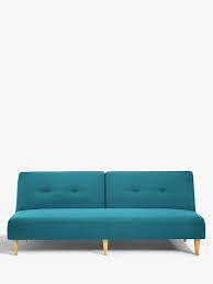More than 4800 items to choose from. House By John Lewis Clapton Fixed Back Sofa Bed Light Leg Fraser Teal At John Lewis Partners