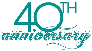 Bandai namco celebrated the anniversary through business ventures with video games, events, clothing and other forms of merchandise. Lovely 40th Wedding Anniversary Logo 40th Anniversary Logo Sha Ar Zahav