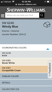 21 home decor trends for 2021. Windy Blue From Sherwin Williams Sherwin Williams Windy Blue Sherwin Williams Exterior Sherwin Williams Dover White