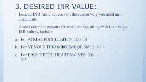 Seminar On Anti Coagulants And Inr