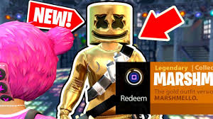 Halloween decorations dj marshmello costume marshmallow costume marshmello helmet. New How To Get The Gold Marshmello Outfit In Fortnite Battle Royale New Easter Egg In Fortnite Youtube