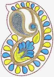 Exclusive Party Wear Patches Designs Collection 2014 Patch Design Patches Paisley Design