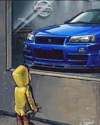 Aesthetic nissan skyline r34 japan wallpaper. R34 Wallpaper Jdm